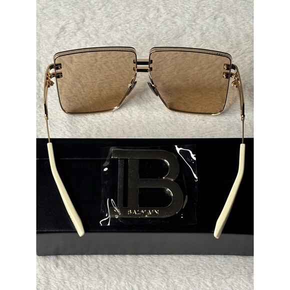 Brand New Balmain Sunglasses - GENDARME BPS109C-66 Size 66-10-145